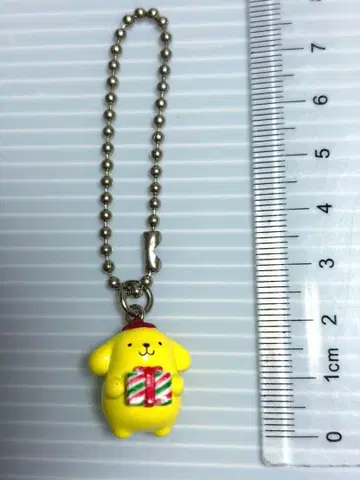 키링 폼폼푸딩 산리오 헤이세이 레트로 크리스마스 마스코트