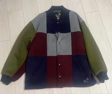 고 슬로우 카라반 패치워크 패딩 자켓 사이즈 4 (L)