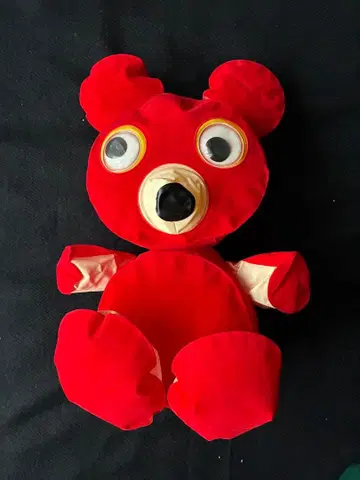 비닐 공기 인형 곰 쇼와 레트로