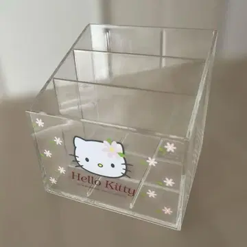 새상품급 키티 카오하나 아크릴 스탠드 소품함 1998년
