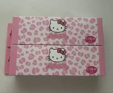 레오파드 무늬 키티 지퍼백 지퍼락 핑크