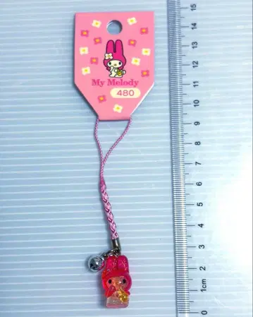 마이멜로디 네즈케 헤이세이 레트로 산리오 네즈케 스트랩 클리어 마스코트