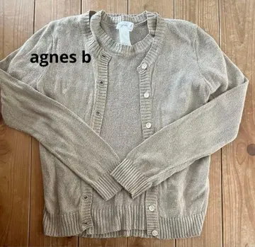 agnes b 애니에스 베이 프랑스제 앙상블 실크&린넨