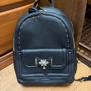 [사만사 베가] 비쥬 장식 백팩 대 블랙