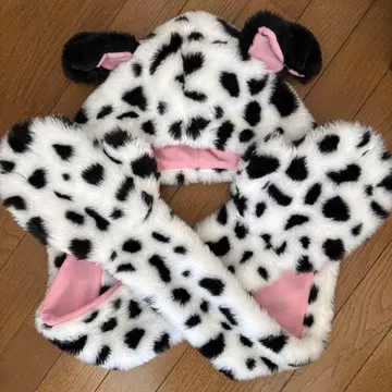 디즈니 101마리 강아지 머플러 캡