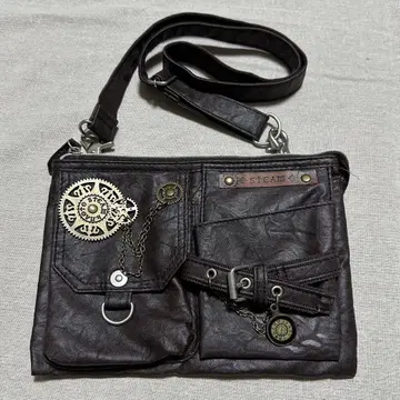 h.naoto 스팀 숄더 힙색 스팀펑크