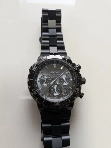 SEIKO 솔라 크로노그래프 브라이츠 8B82-0AB0 세이코