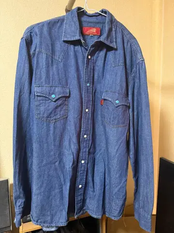 Indian Motorcycle 데님 셔츠 긴팔 LL