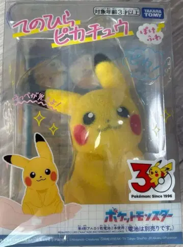 손바닥 피카츄 포케후와 포켓몬 30주년 기념