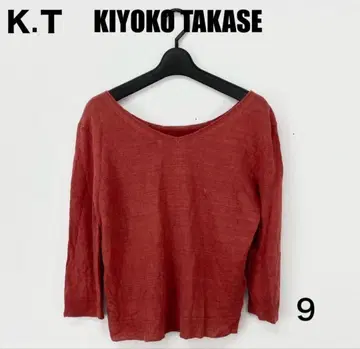K.T KIYOKO TAKASE 7부 소매 니트 9 사이즈 여성