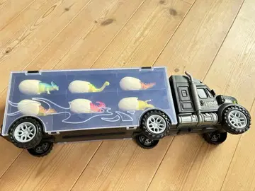 공룡 트럭 레이싱 카 트럭 수납 자동차