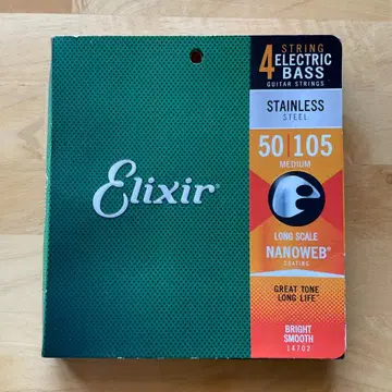 [미개봉] 엘릭서 베이스 줄 NANOWEB 스테인리스 Medium