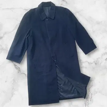 BELTA BUONO (벨타 보노) 캐시미어 100% 롱 코트 네이비