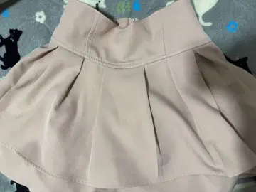 미셸 마카롱 핑크 슬림 레그 스커트