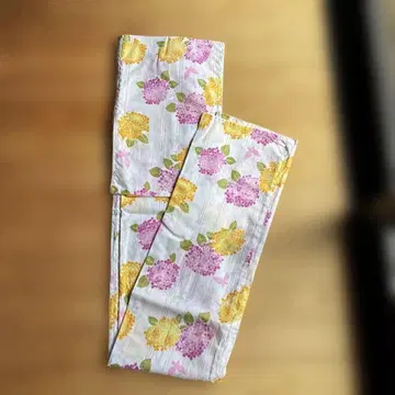 어린이용 수국 패턴 유카타