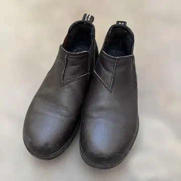 블런드스톤 블랙 가죽 사이드 고어 부츠 5