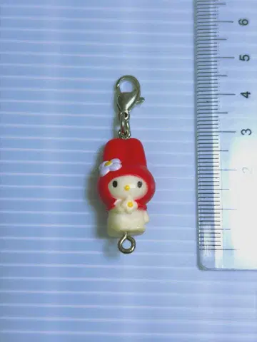 지퍼 마스코트 이어지는 마이멜로디 헤이세이 레트로 산리오 빨간 멜로