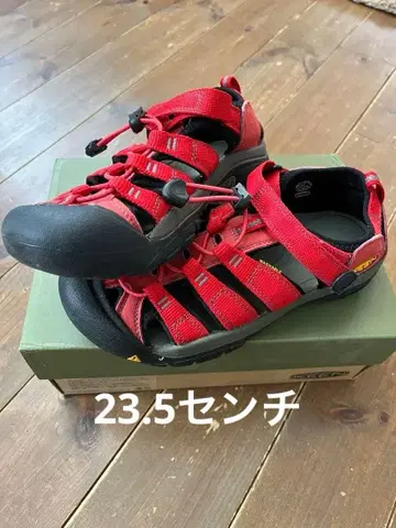 KEEN 뉴포트 수륙용 샌들 레드 23.5