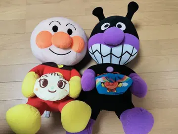 호빵맨 세균맨 봉제 인형 세트