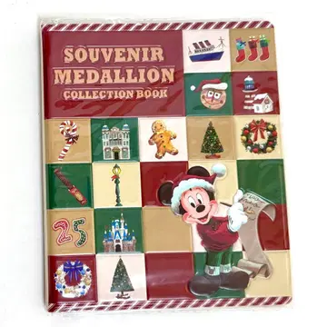 도쿄 디즈니 리조트 크리스마스 2025 수베니어 메달 컬렉션 북