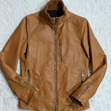 하시모토 준 라이더 자켓 가죽 자켓 주름 가공