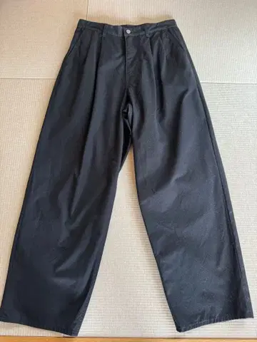 그라프 페이퍼 graphpaper 블랙 와이드 팬츠 사이즈 2