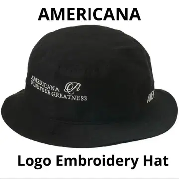 새상품급 Americana 아메리카나 로고 자수 햇