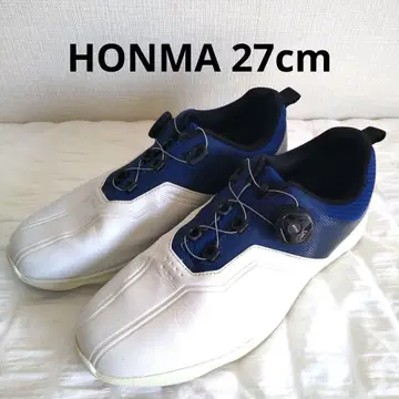 HONMA 골프화 27cm 다이얼 스파이크리스 혼마 화이트