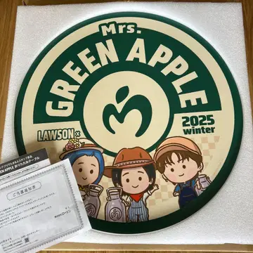 Mrs. GREEN APPLE LAWSON 앱으로 모아요 테이블