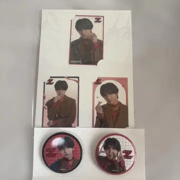 EBiDAN 복권 ONE N' ONLY HAYATO 클리어 카드 캔뱃지