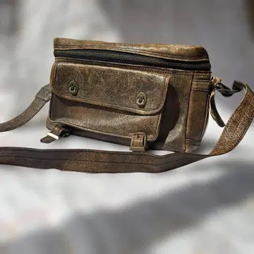 말 에무 캬바리에 카메라 백 숄더 타입 빈티지 가죽제품