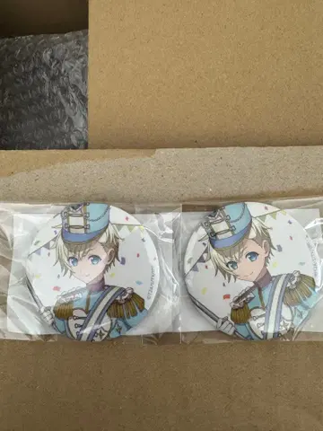 마루쿠지 프리파라 쇼고 캔뱃지 2점