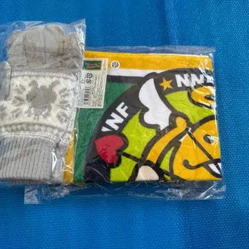 나메코 페이스타월과 장갑