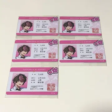 시쿠포니 학생증 카드 LAN 5장