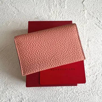 [ 새상품 ] 보나벤츄라 비즈니스 카드 케이스 슈링크 가죽 명함지갑