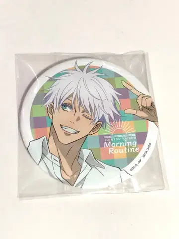 주술회전 세가 럭키 쿠지 고죠 사토루 캔뱃지