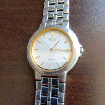SEIKO SPIRIT 손목시계 실버/골드 작동 확인 완료