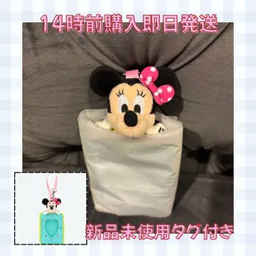 [택 포함 미사용 새상품] 미니 카드 홀더 툰타운 봉제 인형 디즈니