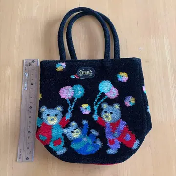 FEILER 곰 자수 핸드백
