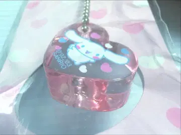 하트형 시나모롤 시나몬 롤 헤이세이 레트로 산리오 키링