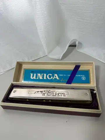 TOMBO UNICA 크로매틱 하모니카 박스 포함