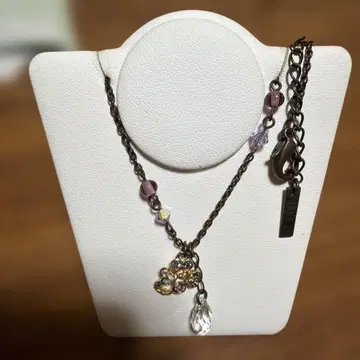 새상품급! 안나수이 ANNA SUI 목걸이 펜던트 비즈 참 포함