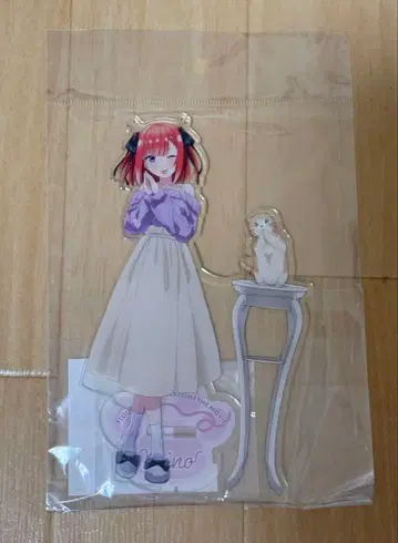 5등분의 신부 고양이와 함께 나카노 니노 아크릴 스탠드