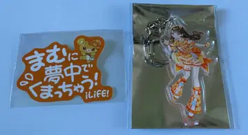 iLiFE 무도관 코구마 마무 랜덤 아크릴 키링 스티커 아크릴 키링