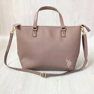 U.S.POLO ASSN 2way 백 토트 숄더 플리츠