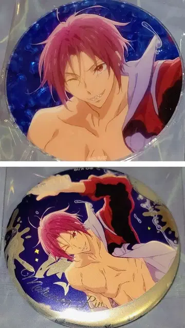 Free! 마츠오카 린 중국 한정판 아크릴 코스터 캔뱃지 마그넷