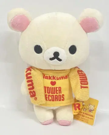 산엑스 콜라보 봉제 인형 코리락쿠마 / 타워 레코드