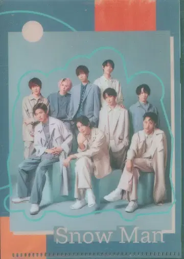 SnowMan 22년 포트레이트 시리즈 집합 미니 클리어 파일 세로