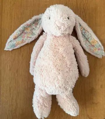 제리캣 jellycat 토끼 봉제 인형 리버티 꽃무늬 핑크