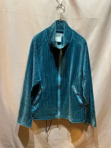 00s 캐서린 햄넷 래글런 벨로아 자켓 더블 지퍼 y2k